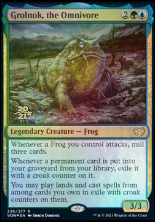 Grolnok, the Omnivore [Innistrad: Crimson Vow Prerelease Promos] - Español