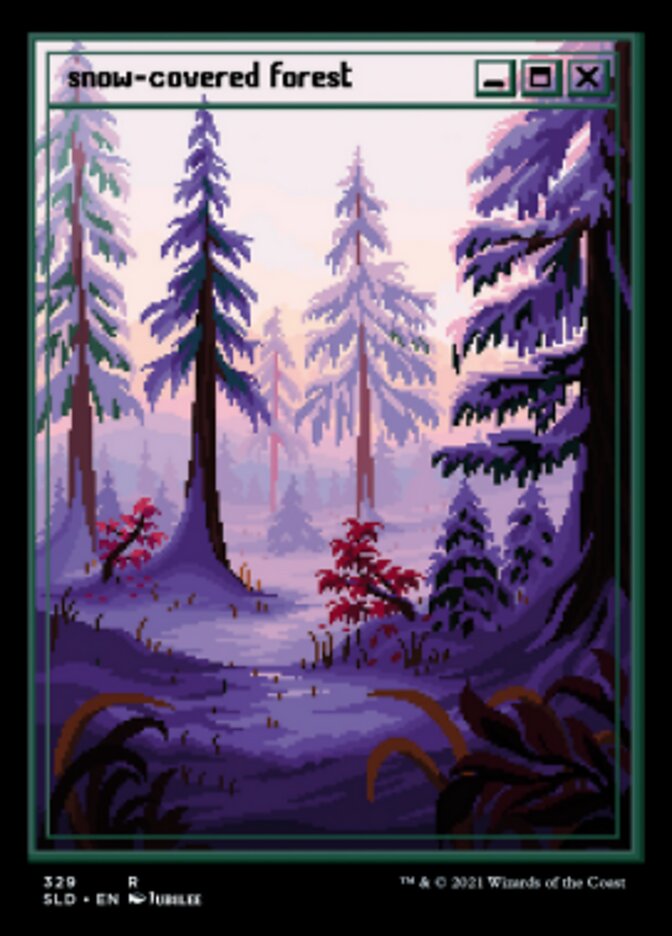Snow-Covered Forest (329) [Secret Lair Drop Series] 