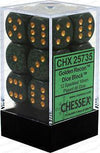 DADOS CHESSEX SPECKLED GOLDEN RECON D6 16MM 