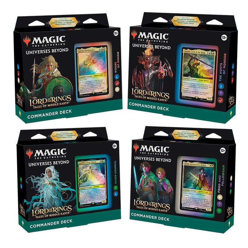 Mtg Commander Deck - The Lord of the Rings Tales of Middle-Earth - Pack 4 - Español