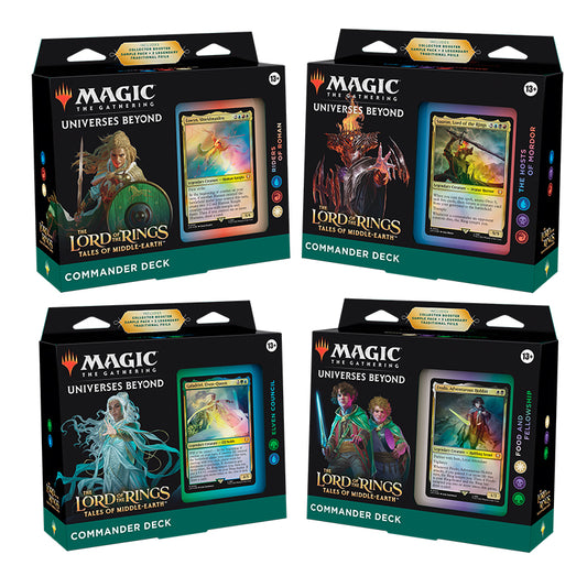 Mtg Commander Deck - The Lord of the Rings Tales of Middle-Earth - Pack 4 - Español