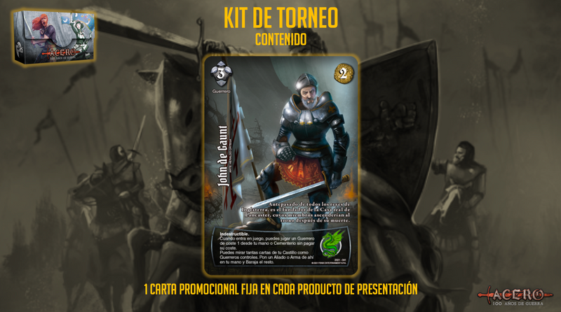 KIT DE TORNEO ACERO 100 AÑOS DE GUERRA