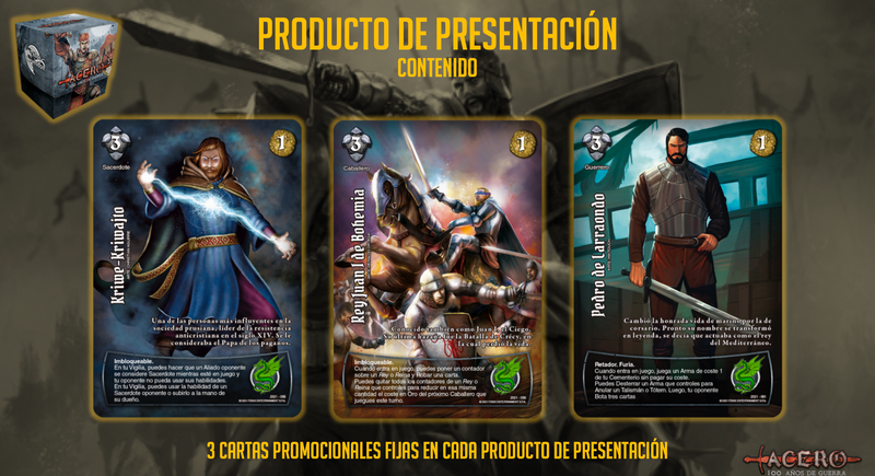 PRODUCTO DE PRESENTACION ACERO 100 AÑOS DE GUERRA