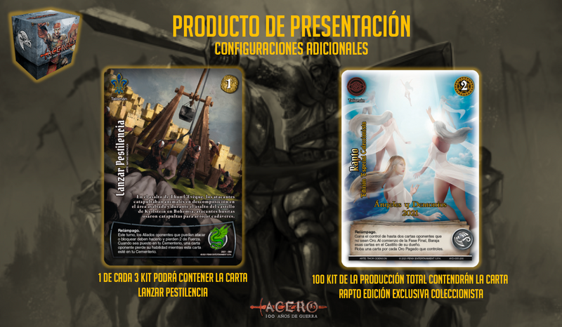 PRODUCTO DE PRESENTACION ACERO 100 AÑOS DE GUERRA
