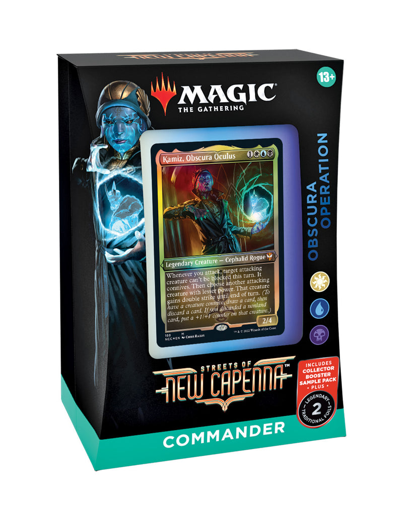 MTG Commander Deck Streets of New Capenna - Obscura Operation - Ingles