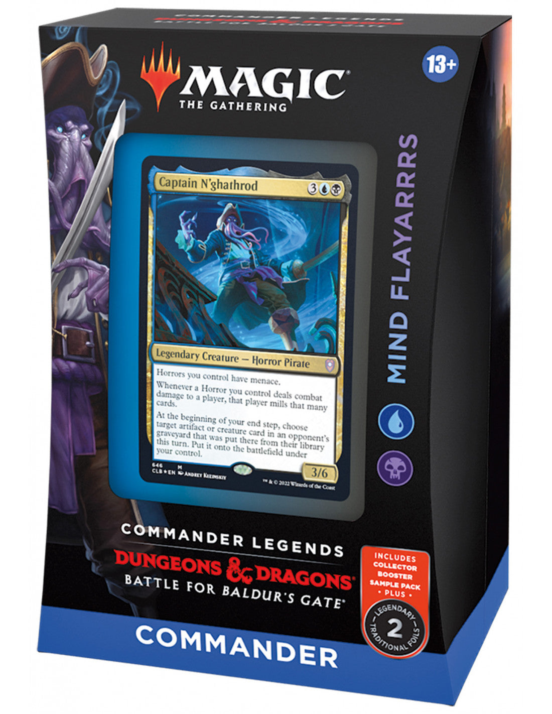 Mtg Commander Deck Legends Battle for Baldur's Gate - Mind Flayarrrs - Español