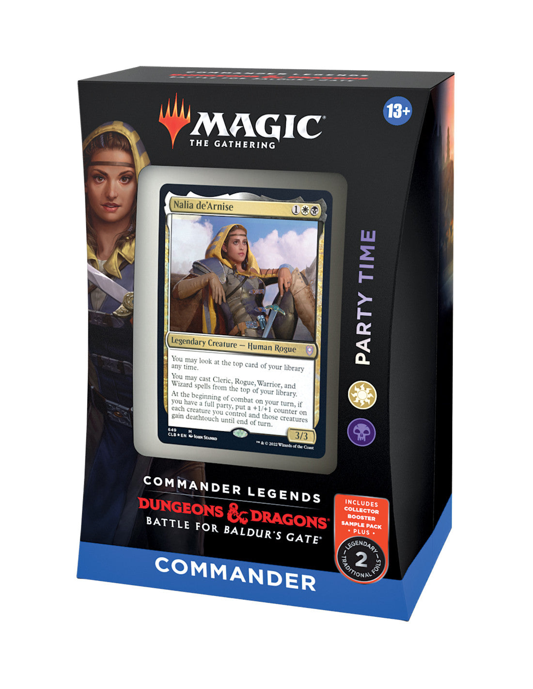 Mtg Commander Deck Legends Battle for Baldur's Gate - Party Time - Ingles