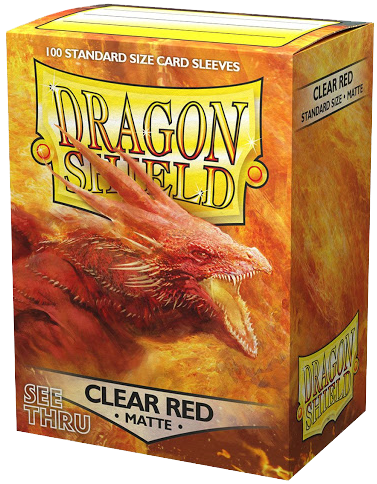 DRAGONSHIELD CLEAR RED MATTE