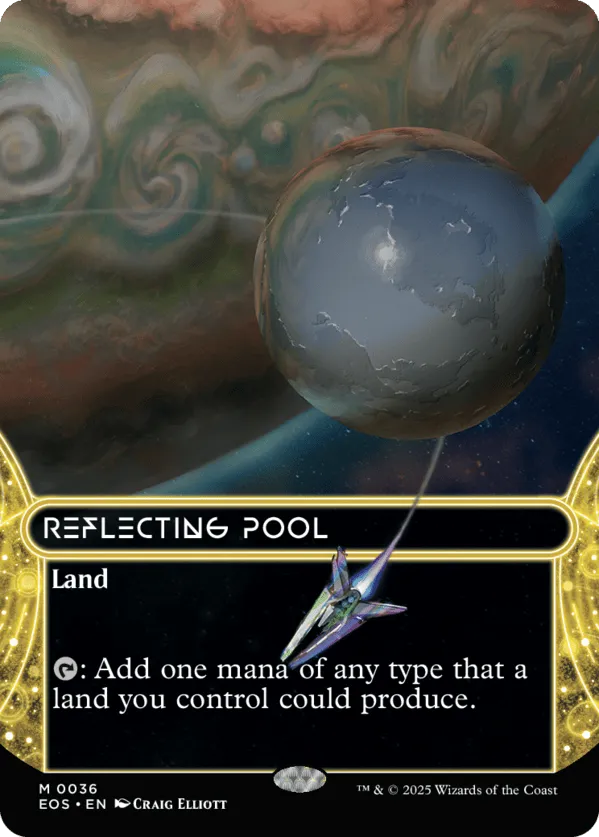 Reflecting Pool (0036) (Borderless) [Edge of Eternities: Stellar Sights] - Español