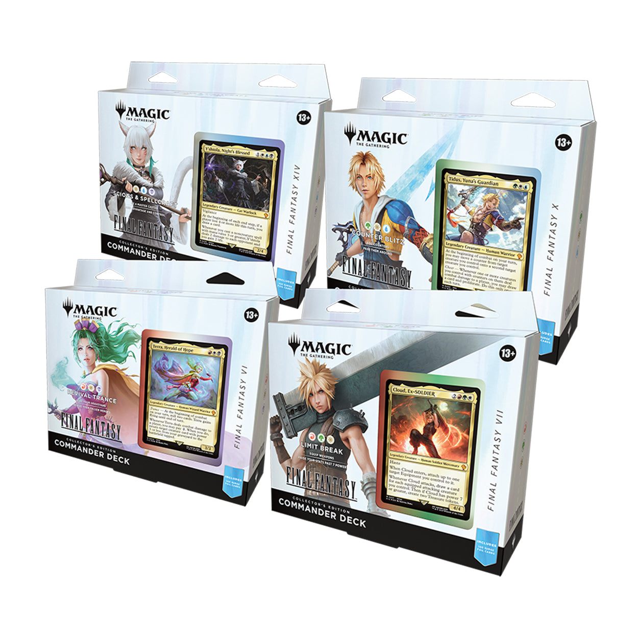 Mtg – Final Fantasy – Commander Collector Decks Pack x 4 – Ingles (Preventa)