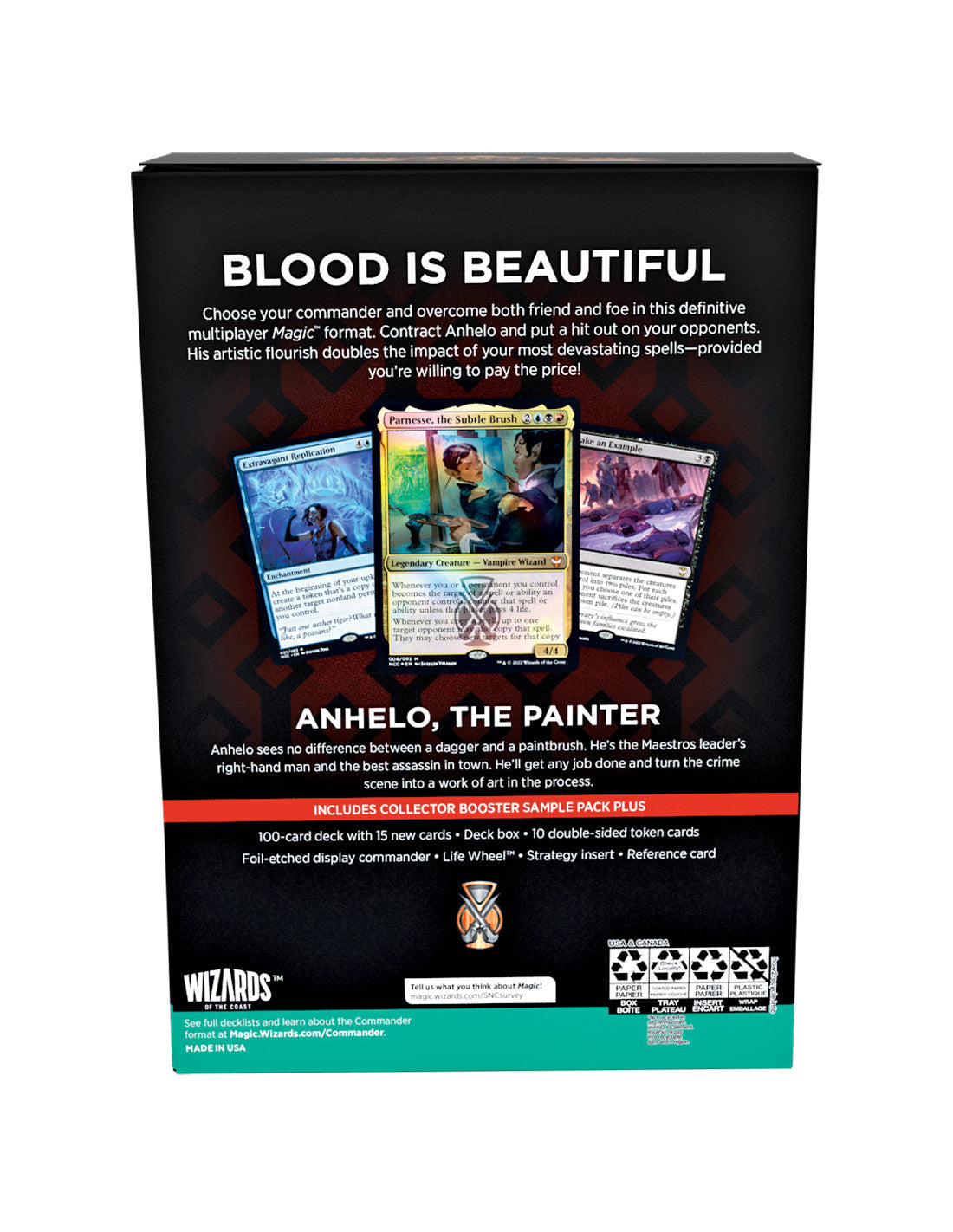 MTG Commander Deck Streets of New Capenna - Maestros Massacre - Ingles