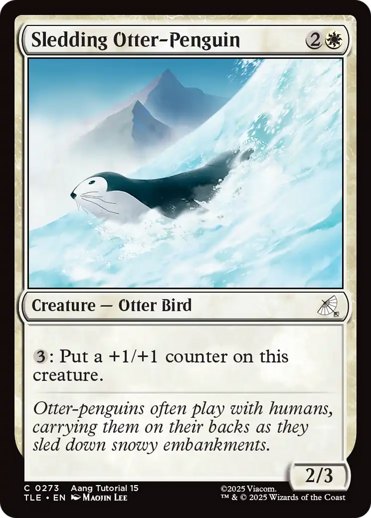 Sledding Otter-Penguin (0273) [Avatar: The Last Airbender: Eternal-Legal]