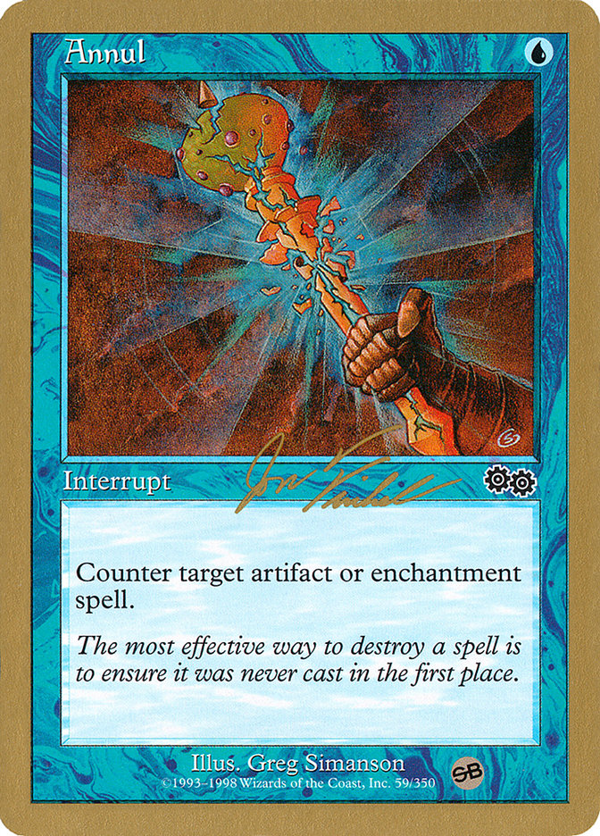 Annul (Jon Finkel) (SB) [World Championship Decks 2000] 