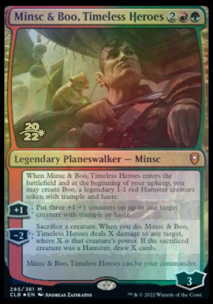Minsc &amp; Boo, Timeless Heroes [Commander Legends: Battle for Baldur's Gate Prerelease Promos] 