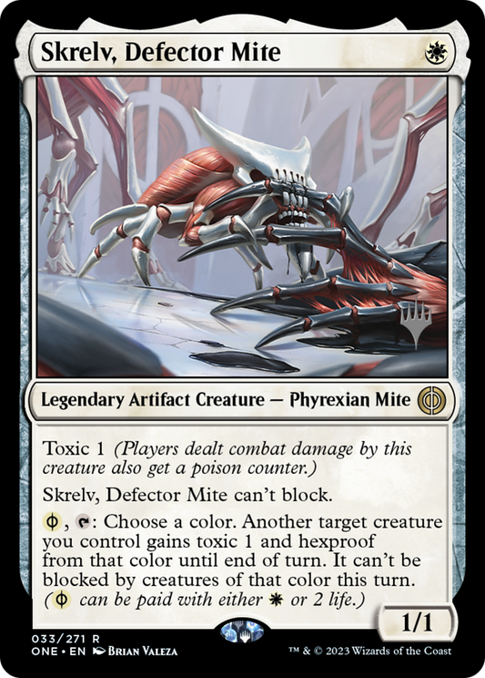 Skrelv, Defector Mite (Promo Pack) [Phyrexia: All Will Be One Promos] - Español