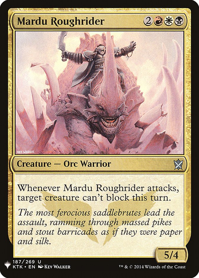 Mardu Roughrider [Mystery Booster] 