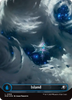 Island (0368) (Borderless) (Galaxy Foil) [Edge of Eternities]