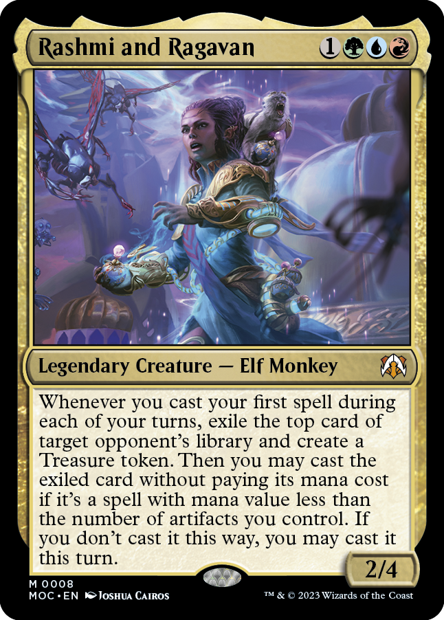 Rashmi and Ragavan [March of the Machine Commander] - Español