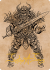 Sarevok, Deathbringer Art Card (Gold-Stamped Signature) [Commander Legends: Battle for Baldur's Gate Art Series]