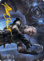 Delver of Secrets Art Card (Gold-Stamped Signature) [Innistrad: Midnight Hunt Art Series]