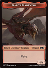 Karox Bladewing // Copy Double-Sided Token [Tarkir: Dragonstorm Commander Tokens]