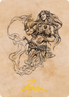 Djinni Windseer (Showcase) Art Card (Gold-Stamped Signature) [Dungeons & Dragons: Adventures in the Forgotten Realms Art Series]