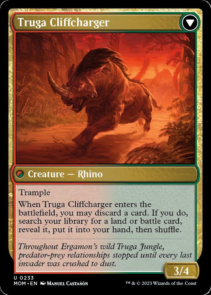 Invasion of Ergamon // Truga Cliffcharger [March of the Machine] 