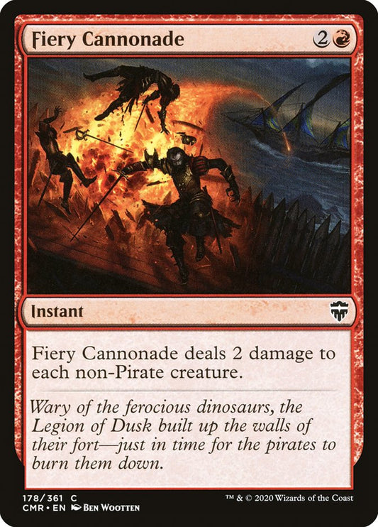 Fiery Cannonade [Commander Legends] - Español
