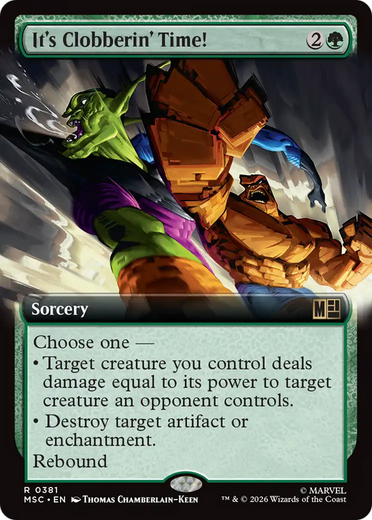 It's Clobberin' Time! (Extended Art) [Marvel Super Heroes Commander]
