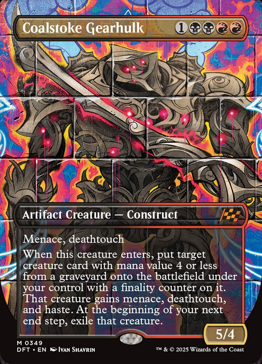 Coalstoke Gearhulk (Borderless) (First-Place Foil) [Aetherdrift]
