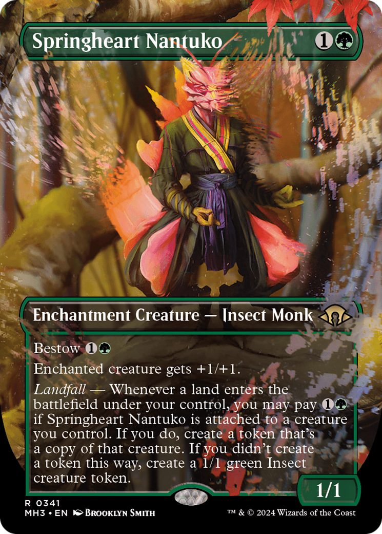 Springheart Nantuko (Borderless) - Español [Modern Horizons 3]