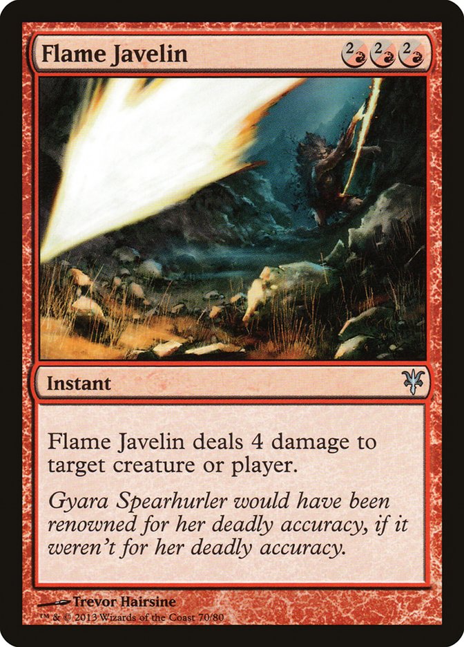 Flame Javelin [Duel Decks: Sorin vs. Tybalt] 