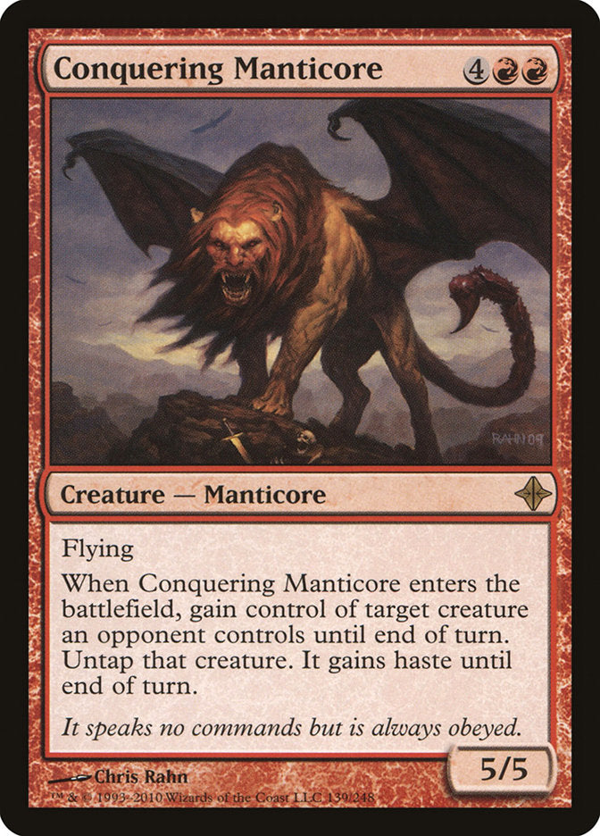 Conquering Manticore [Rise of the Eldrazi] 