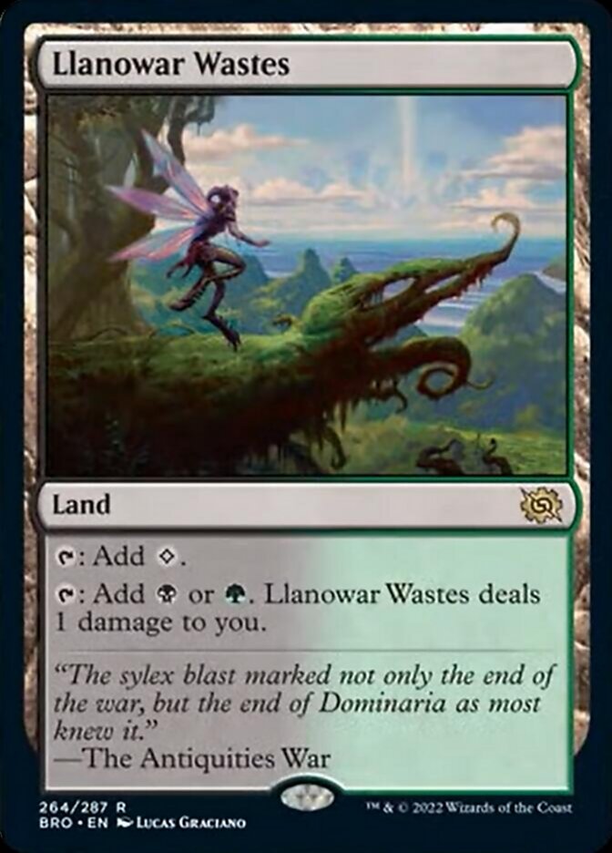 Llanowar Wastes [The Brothers' War] - Español