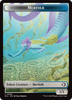 Merfolk // Worm Double-Sided Token [Lorwyn Eclipsed Tokens]