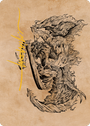 Miirym, Sentinel Wyrm Art Card (Gold-Stamped Signature) [Commander Legends: Battle for Baldur's Gate Art Series] 