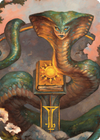 Guardian Naga Art Card (Gold-Stamped Signature) [Commander Legends: Battle for Baldur's Gate Art Series] 