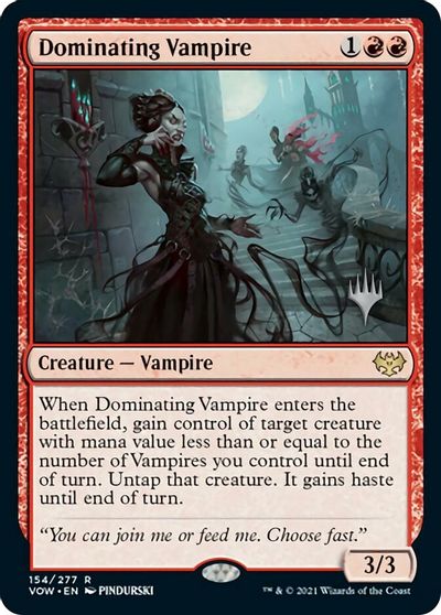 Dominating Vampire - Español (Promo Pack) [Innistrad: Crimson Vow Promos]