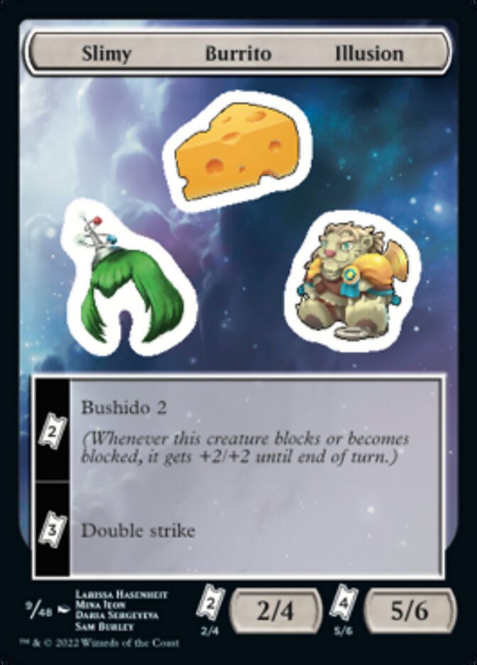 Slimy Burrito Illusion [Unfinity Stickers] 