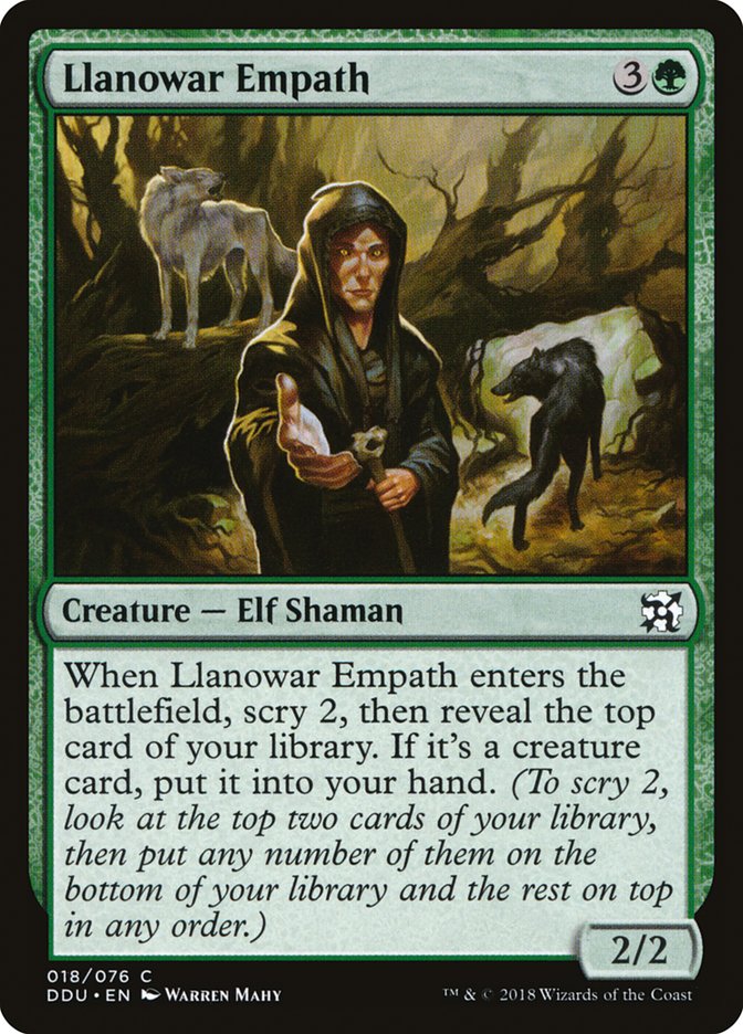 Llanowar Empath [Duel Decks: Elves vs. Inventors] 