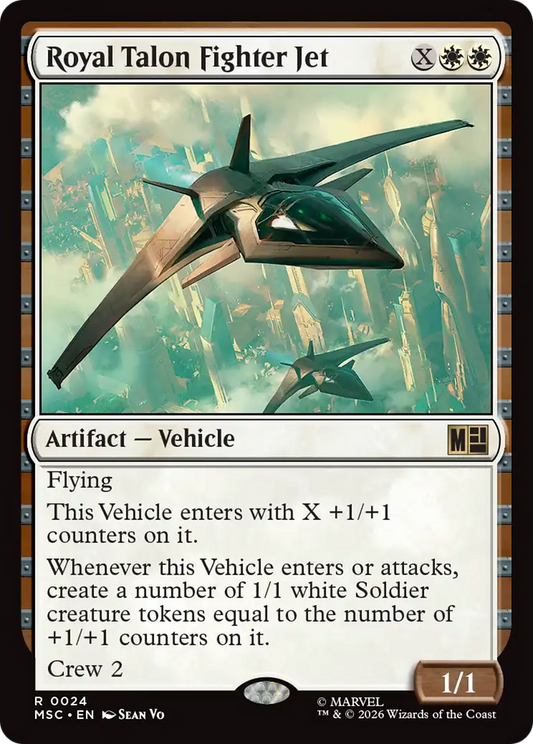Royal Talon Fighter Jet (Surge Foil) [Marvel Super Heroes Commander]
