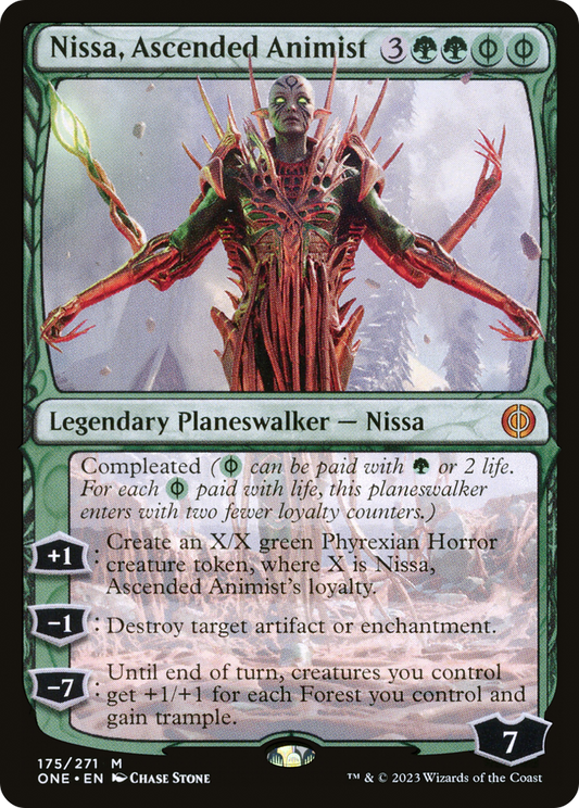 Nissa, Ascended Animist [Phyrexia: All Will Be One] - Español