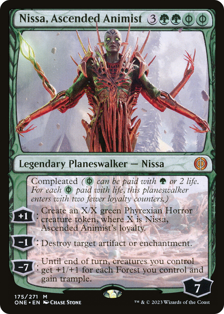 Nissa, Ascended Animist [Phyrexia: All Will Be One] - Español