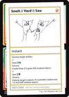 Smelt // Herd // Saw (2021 Edition) [Mystery Booster Playtest Cards]