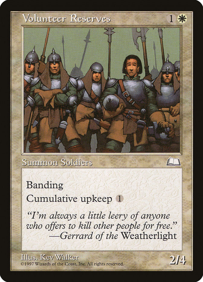 Volunteer Reserves [Weatherlight] 