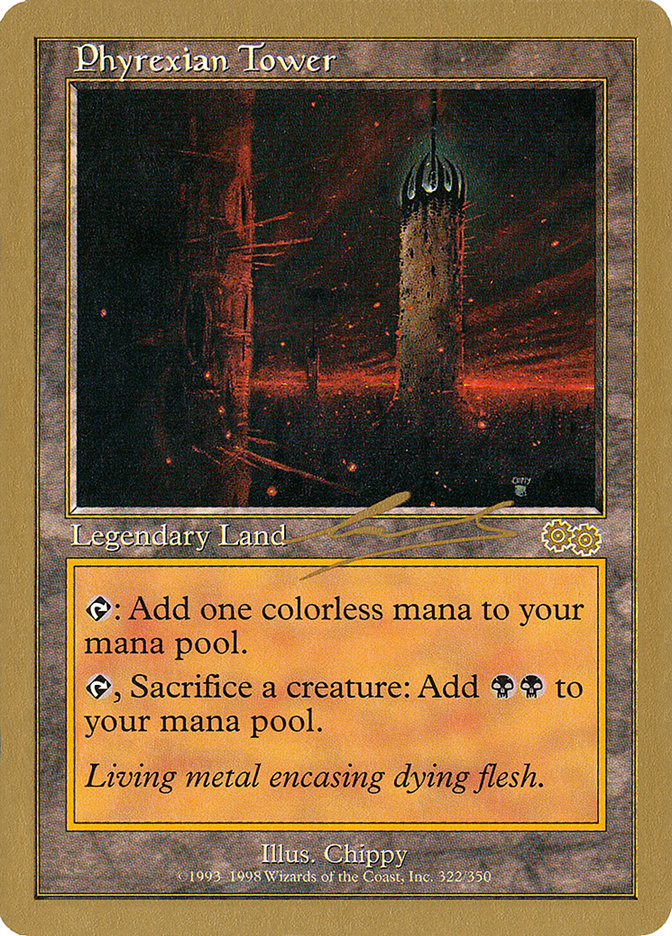 Phyrexian Tower (Nicolas Labarre) [World Championship Decks 2000] 