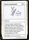 You're in Command [Mystery Booster Playtest Cards]
