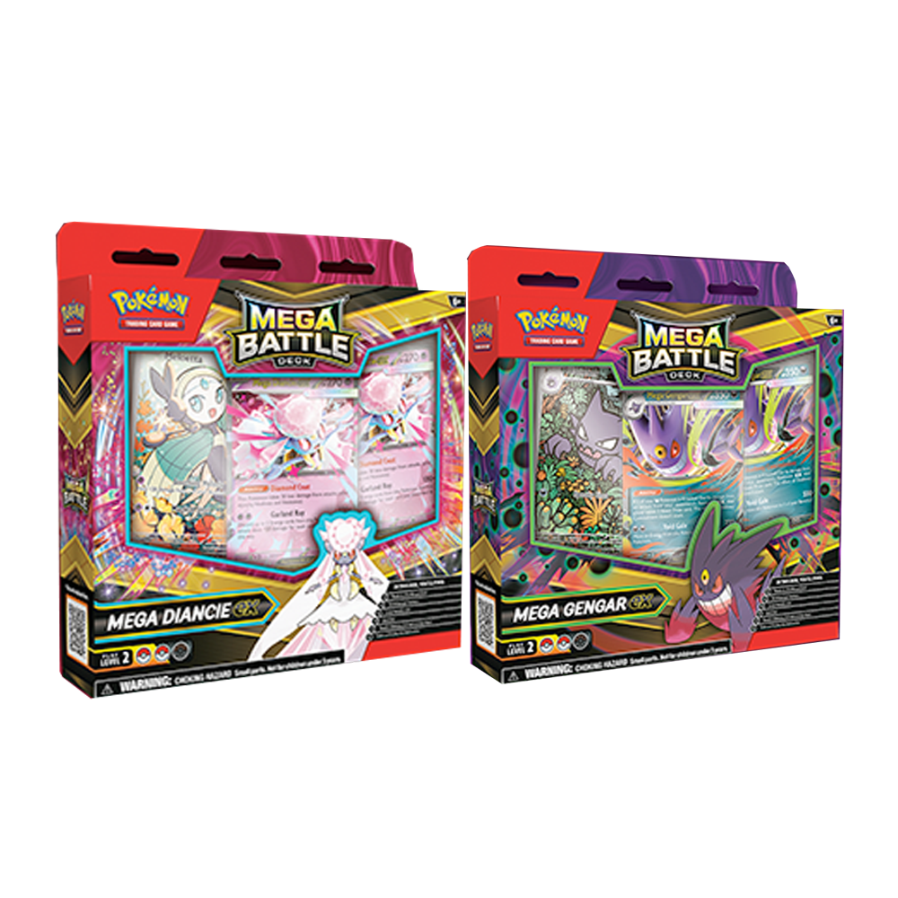 Pokémon - Mega Battle Deck (Mega Gengar ex or Mega Diancie ex) - Ingles