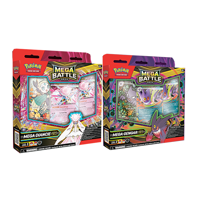 Pokémon - Mega Battle Deck (Mega Gengar ex or Mega Diancie ex) - Ingles