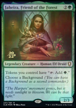 Jaheira, Friend of the Forest [Commander Legends: Battle for Baldur's Gate Prerelease Promos] 